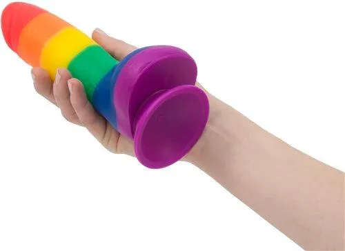 Dildos Addiction Justin 8 Inches Rainbow Dildo Addiction Dildos Addiction Justin 8 Inches Rainbow Dildo Addiction