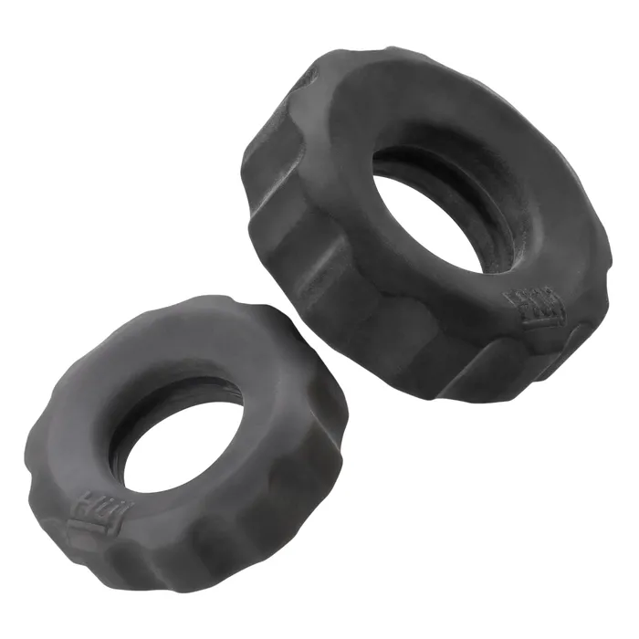 Hunkyjunk Male Sex Toys Hunkyjunk COG 2size Cock Rings Grey