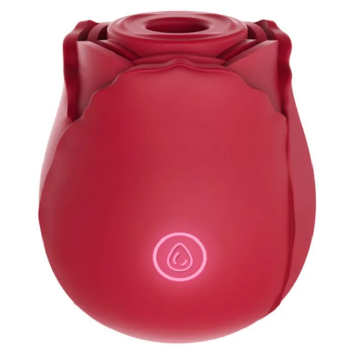 Spanksy Female Sex Toys Rose Clit Suction Sucker Vibrator 10 Mode Sex Toy Red Waterproof Rechargeable