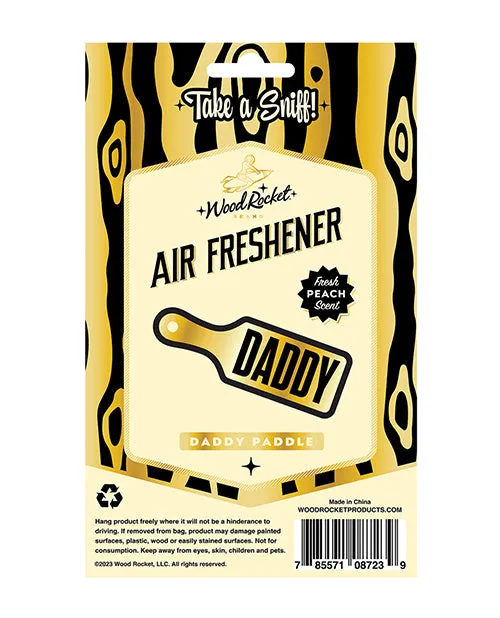 Wood Rocket Daddy Paddle Air Freshener Peach Wood Rocket LLC Vibrators