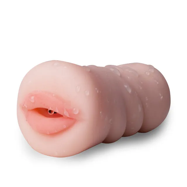 Male Sex Toys Own Pleasures 3D Realistic Silicone Vagina Anus and Mouth