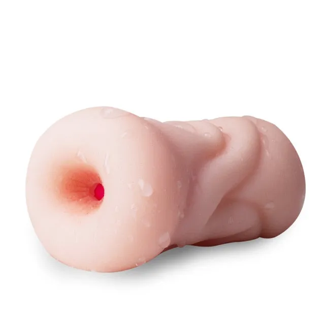 Male Sex Toys Own Pleasures 3D Realistic Silicone Vagina Anus and Mouth