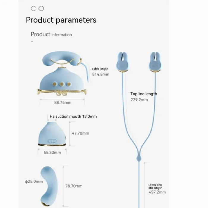 Female Sex Toys Clitoral Vibrators MultiFunctional Womens Toys Telephone Shaped Waterproof Vibrator House of Dasein