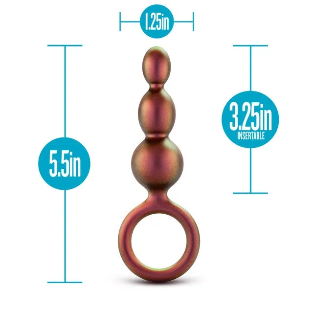 Anal Blush Anal Adventures Matrix Beaded Loop Plug Copper
