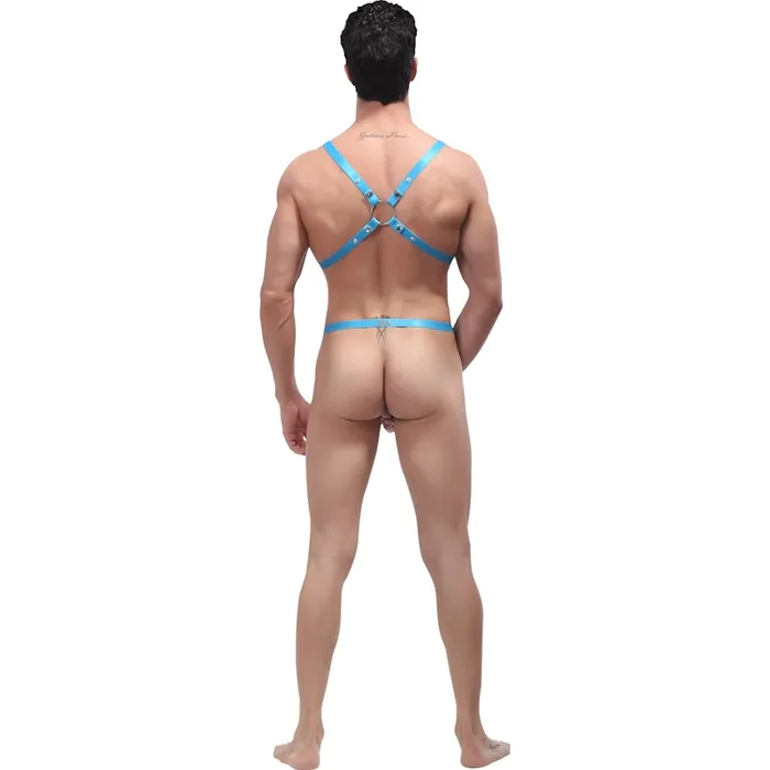 Male Power Rip Off Harness Set One Size Blue Male Power Anal Male Power Rip Off Harness Set One Size Blue Male Power Anal