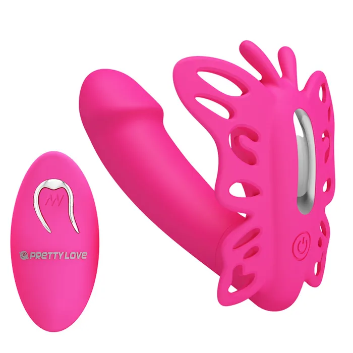 Pretty Love Katherine Wearable Butterfly Vibrator Fuchsia Pretty Love Vibrators Pretty Love Katherine Wearable Butterfly Vibrator Fuchsia Pretty Love Vibrators