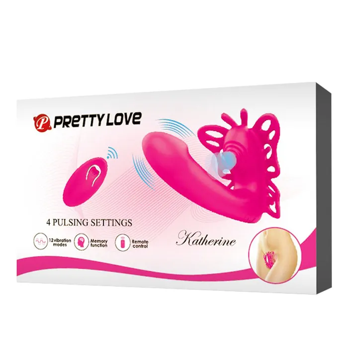 Pretty Love Katherine Wearable Butterfly Vibrator Fuchsia Pretty Love Vibrators Pretty Love Katherine Wearable Butterfly Vibrator Fuchsia Pretty Love Vibrators