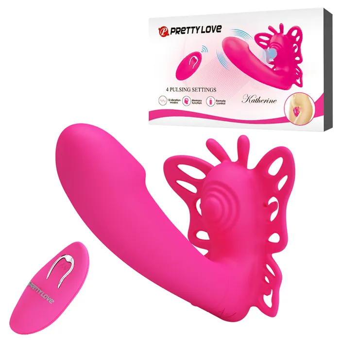Pretty Love Katherine Wearable Butterfly Vibrator Fuchsia Pretty Love Vibrators Pretty Love Katherine Wearable Butterfly Vibrator Fuchsia Pretty Love Vibrators