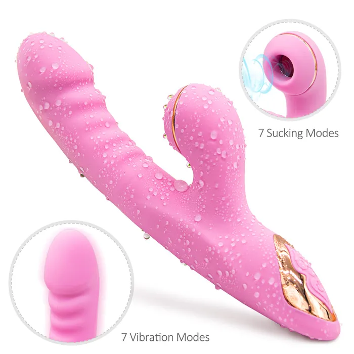 Vibrators JazzToy Upgraded Sucking Realistic Vibrator