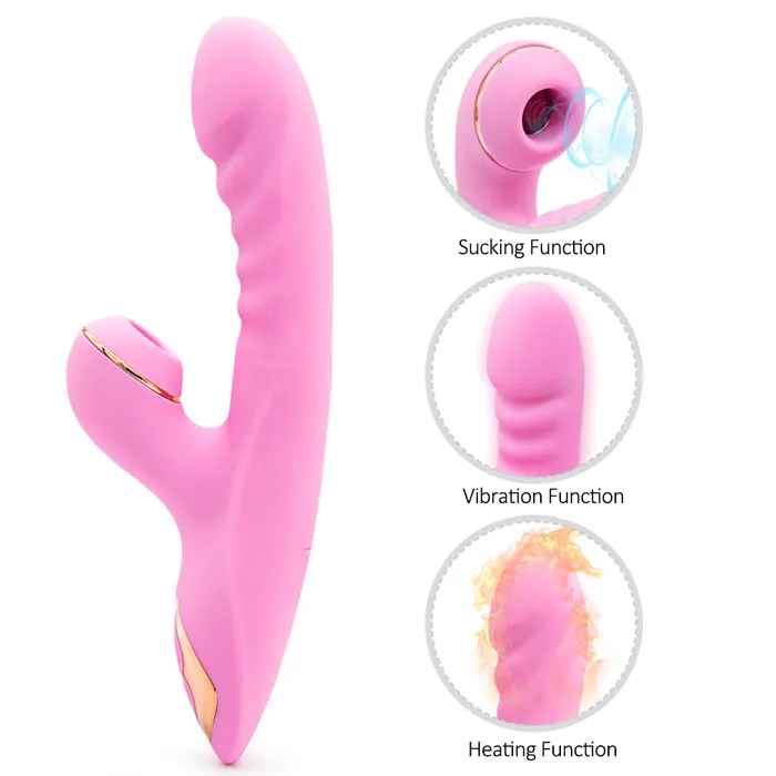 Vibrators JazzToy Upgraded Sucking Realistic Vibrator