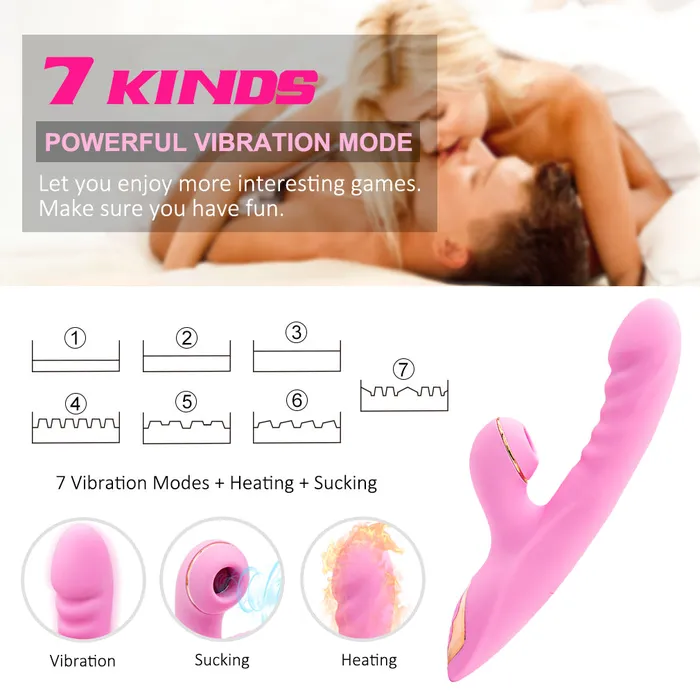 Vibrators JazzToy Upgraded Sucking Realistic Vibrator